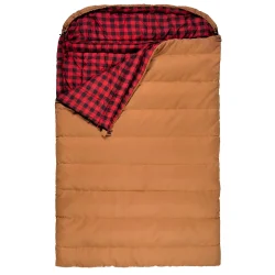 Bridger Sleeping Bag, Cotton, Long, -35F, Right Zip, Pecan and Fox - Image 2