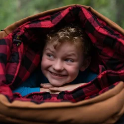 Bridger Sleeping Bag, Cotton, Long, -35F, Right Zip, Pecan and Fox - Image 6