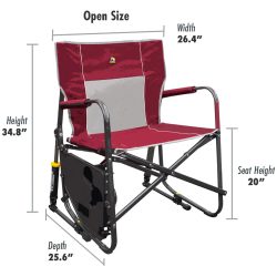 GCI Freestyle Rocker XL™ with Side Table (Cinnamon) - Image 2