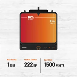 Blackstone E-Series 17" Tabletop Electric Griddle - Image 3