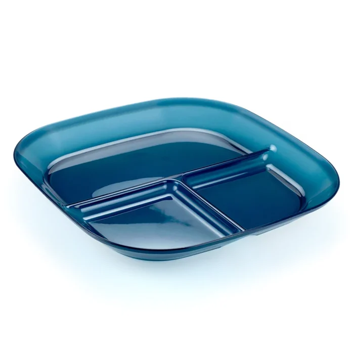 Infinity Divided plate, Blue
