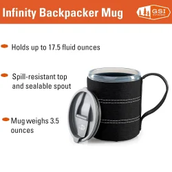 Infinity Backpacker Mug Black - Image 2