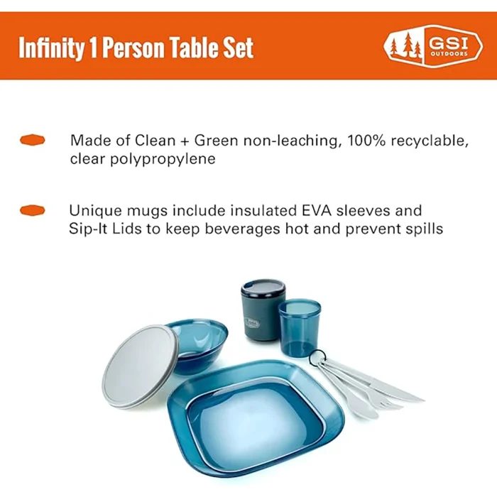 Infinity 1 Person Tableset- Blue - Image 3
