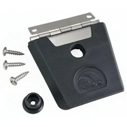 IGLOO-Hybrid Plastic/Stainless Steel Latch Universal Fit - BLACK.STAINLESS STEEL - Image 5
