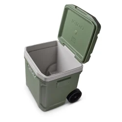 IGLOO-Ecocool Latitude 60 Qt Roller Cooler - Vintage Green - Image 3