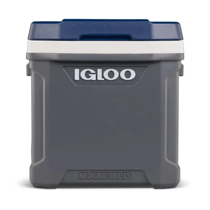 IGLOO - Maxcold Latitude 62 Roller Cooler - Carbonite / Aegean Sea