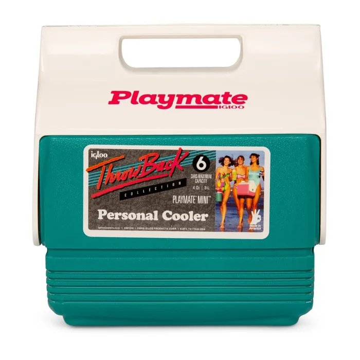 IGLOO - Retro Playmate Mini 4 Qt Cooler - Jade - Image 4