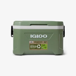 IGLOO-Ecocool Latitude 52 Qt Cooler Box - Vintage Green
