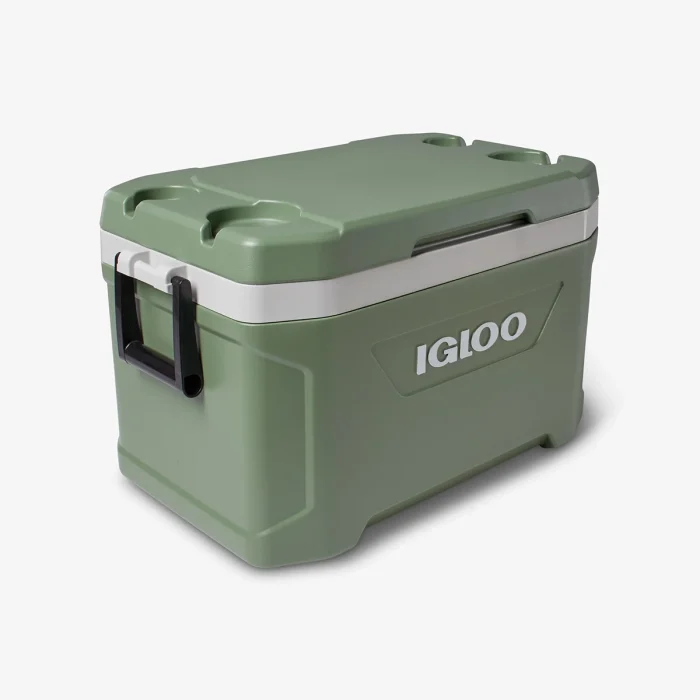 IGLOO-Ecocool Latitude 52 Qt Cooler Box - Vintage Green - Image 4