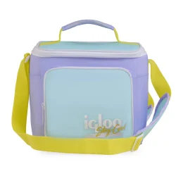IGLOO - Retro Square Lunch Bag - Lilac