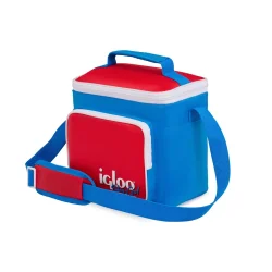 IGLOO - Retro Square Lunch Bag - Red Star - Image 4