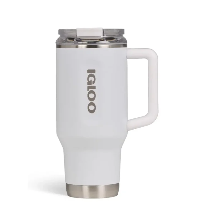 IGLOO - 32 OZ Stainless Steel Travel Mug - White