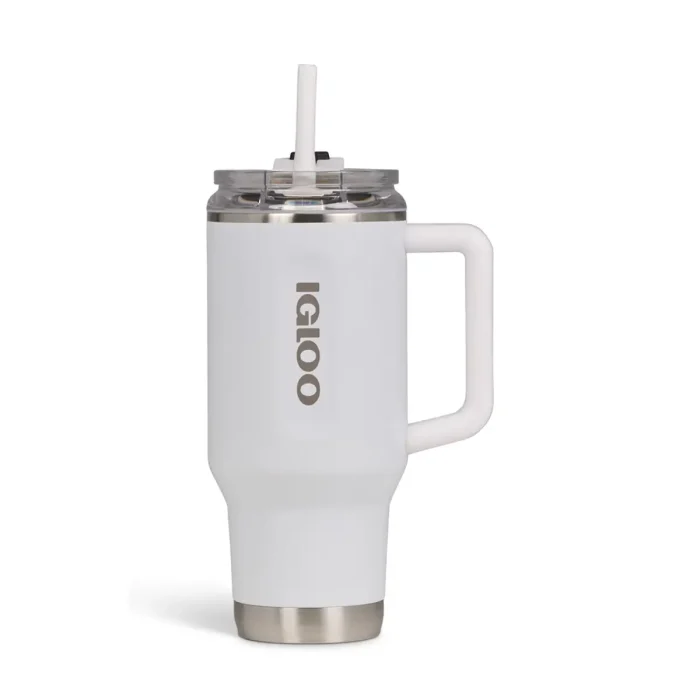 IGLOO - 32 OZ Stainless Steel Travel Mug - White - Image 2