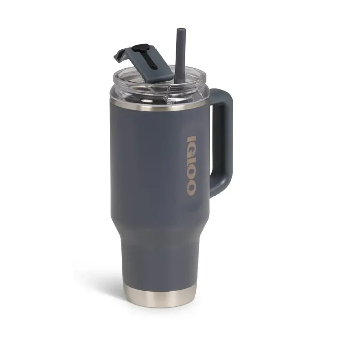 IGLOO - 32 OZ Stainless Steel Travel Mug - Carbonite - Image 4