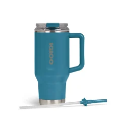 IGLOO - 32 OZ Stainless Steel Travel Mug - Modern Blue - Image 3