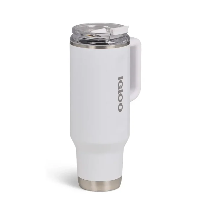 IGLOO - 40 OZ Stainless Steel Travel Mug  - White - Image 2