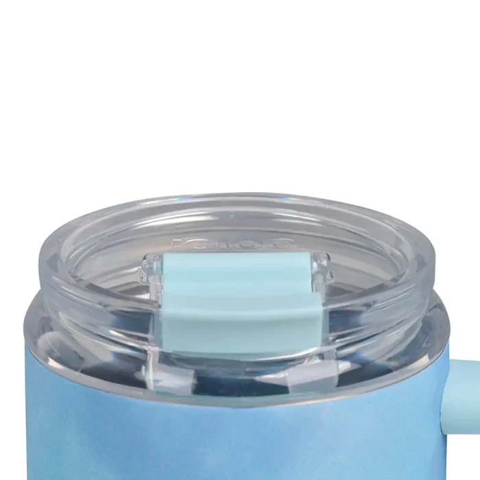 IGLOO - 32 Oz Flip ‘n’ Sip Travel Mug - Powder Blue - Image 4
