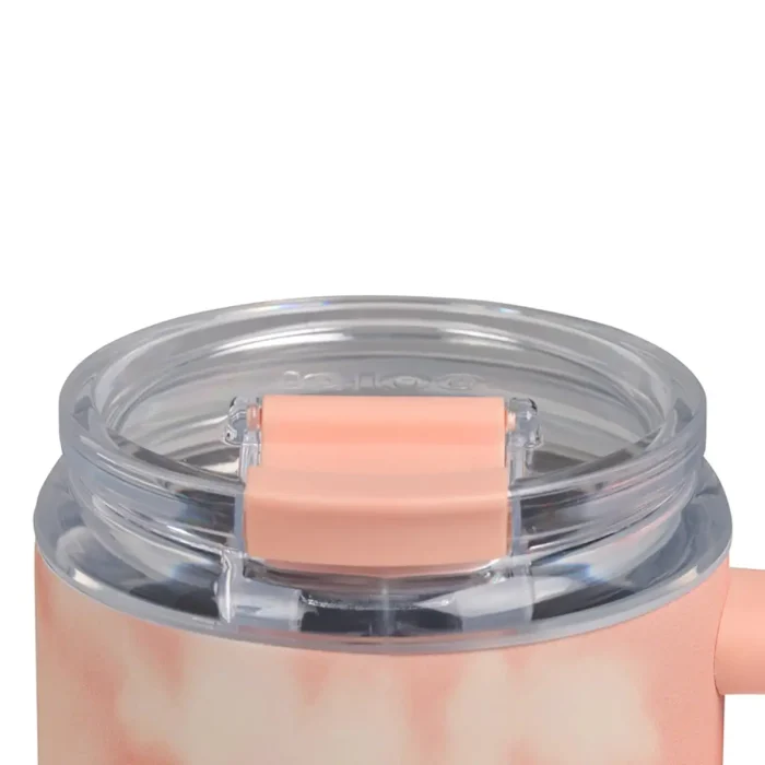 IGLOO - 32 Oz Flip ‘n’ Sip Travel Mug - Apricot - Image 5