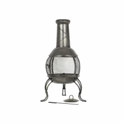 La Hacienda - Leon Mesh Steel Chimenea Large - Image 2