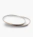 BareBones - Enamel Plate Eggshell - set of 2