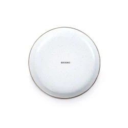 BareBones - Enamel Salad Plate Eggshell - set of 2 - Image 4