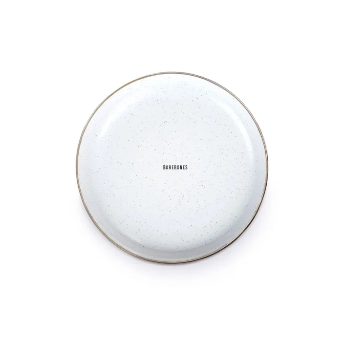 BareBones - Enamel Salad Plate Eggshell - set of 2 - Image 4