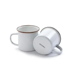BareBones - Enamel Mug Eggshell - set of 2 - Image 3