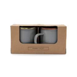 BareBones - Enamel Mug Eggshell - set of 2 - Image 6