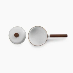 BareBones - Enamel Saucepan Eggshell - Image 2