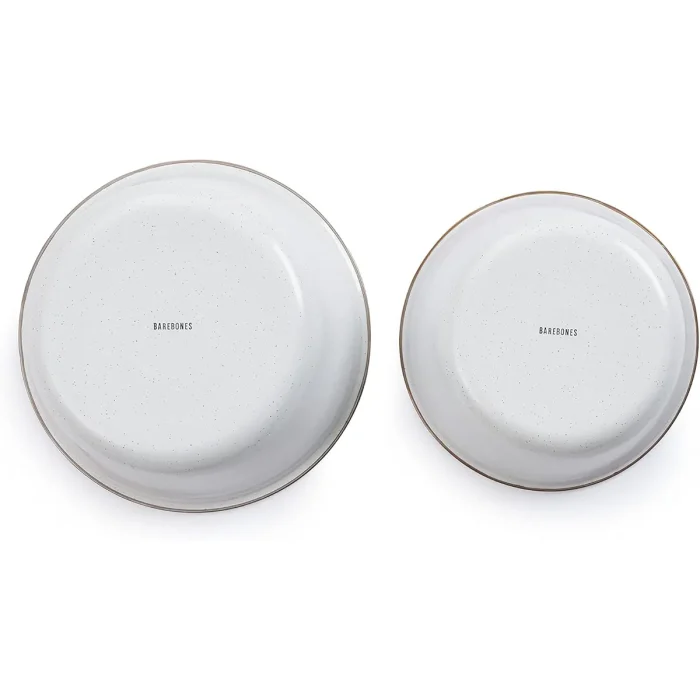 BareBones - Enamel Mixing Bowl Set of 2 Eggshell - Image 3