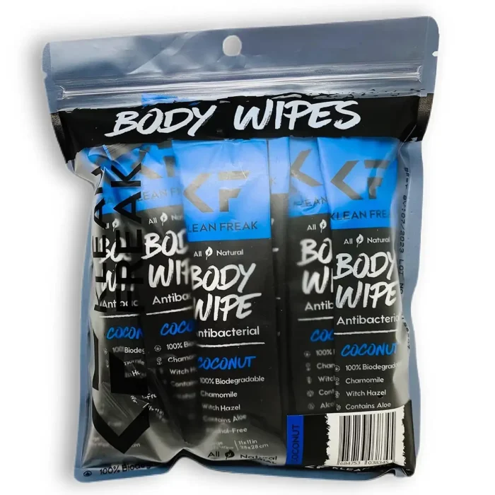 Klean Freak - Body Wipes - Dozen Pack - Coconut - Image 6