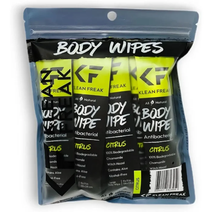 Klean Freak - Body Wipes - Dozen Pack - Citrus - Image 2