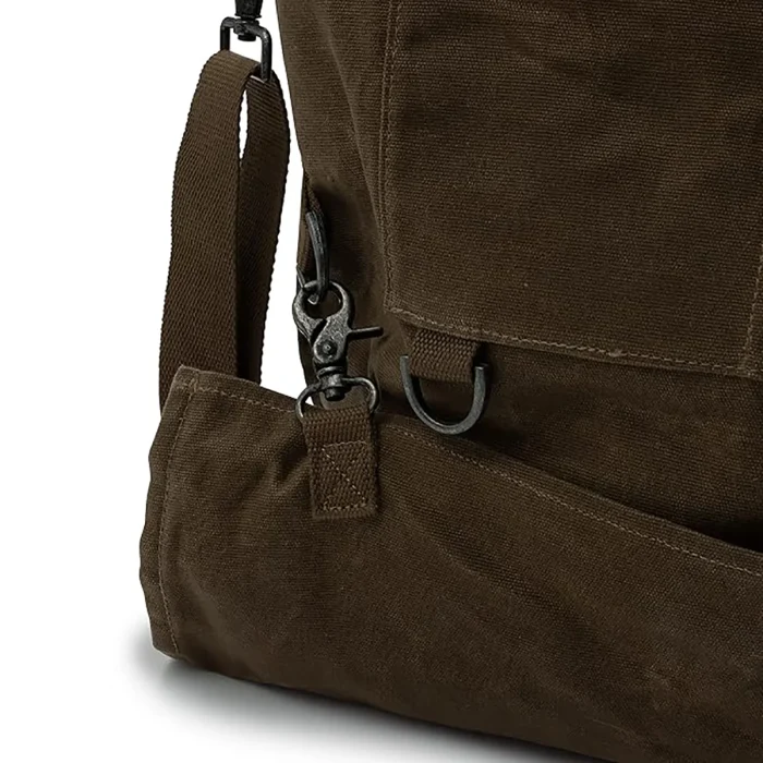 BareBones - Gathering Bag/waxed canvas (Dark Khaki) - Image 4