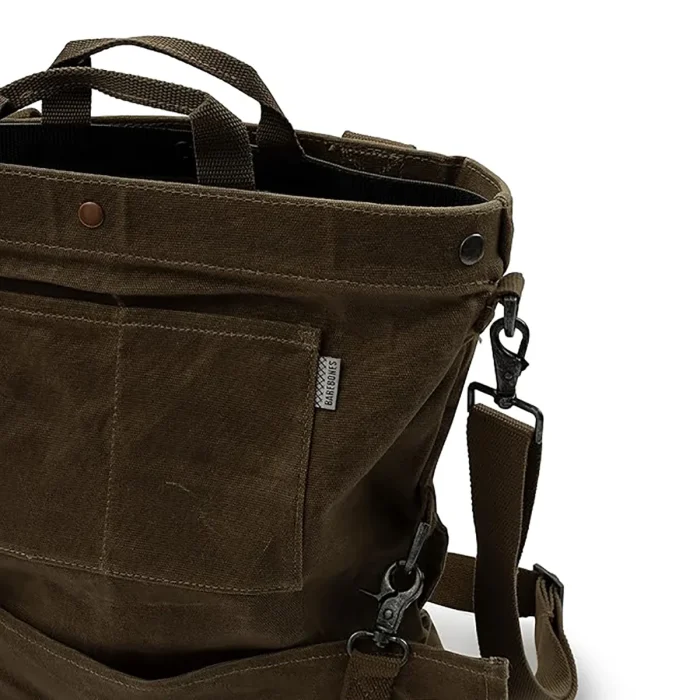 BareBones - Gathering Bag/waxed canvas (Dark Khaki) - Image 5