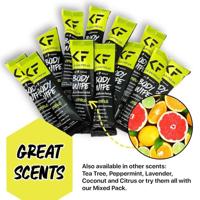 Klean Freak - Body Wipes - 100 Pack - Citrus - Image 4