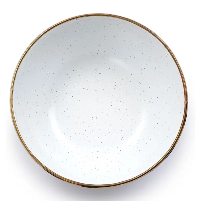 BareBones - Enamel Bowl Eggshell - set of 2 - Image 4
