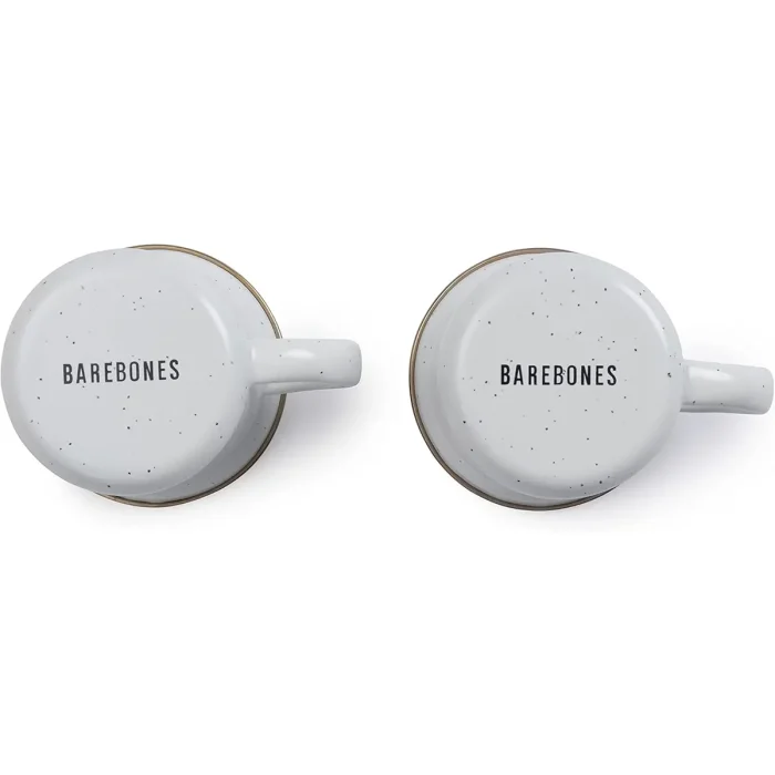BareBones - Enamel Espresso Cup Eggshell - set of 2 - Image 5