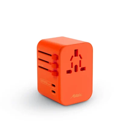 Matador - Global Travel Adapter - Forget-Me-Not Orange