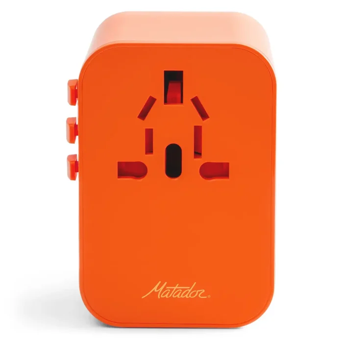 Matador - Global Travel Adapter - Forget-Me-Not Orange - Image 2