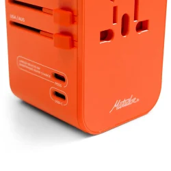 Matador - Global Travel Adapter - Forget-Me-Not Orange - Image 5