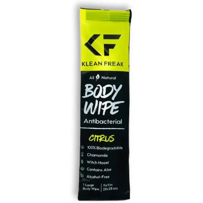 Klean Freak - Body Wipes - Single Sachet - Citrus
