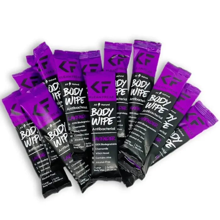 Klean Freak - Body Wipes - Single Sachet - Lavender - Image 3