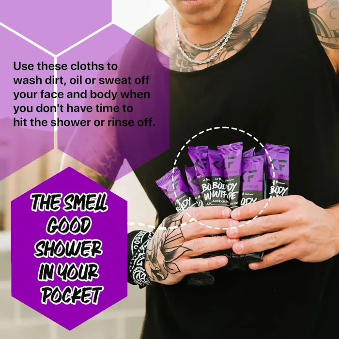 Klean Freak - Body Wipes - Single Sachet - Lavender - Image 5