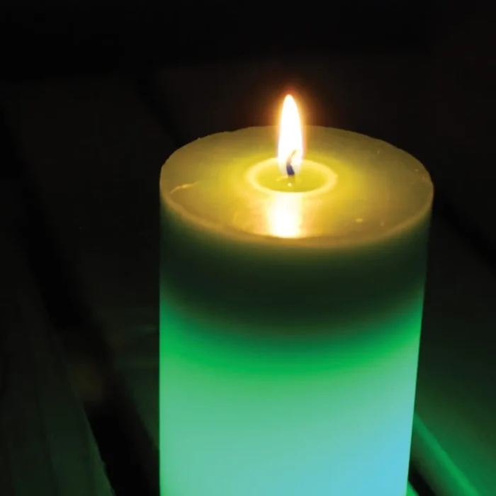 STV  Citronella Colour-Change Pillar Candle - Image 2