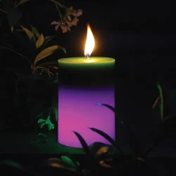 STV  Citronella Colour-Change Pillar Candle - Image 4