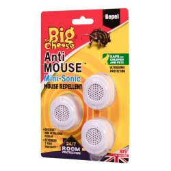 STV  Mini-Sonic Mouse Repellent - 3-Pack - Image 2