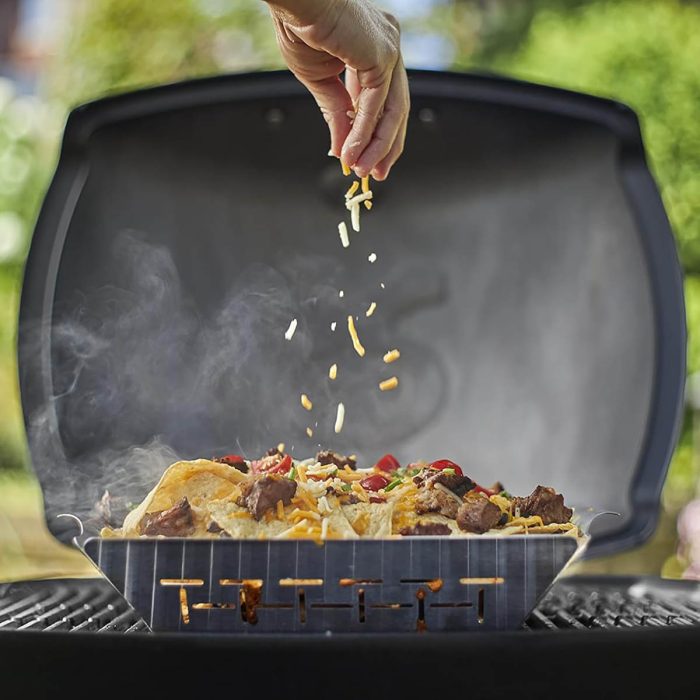 Weber® Deluxe Grilling Basket Built for Q 300/3000 and larger gas grills, and most charcoal grills - Image 5