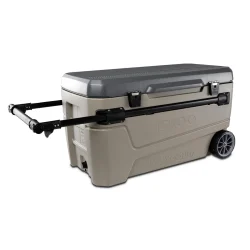 IGLOO-Sportsman Sunset Glide 110 Cooler Box - Sandstone / Carbonite - Image 5