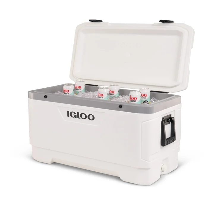 IGLOO-Latitude Marine Ultra 100 Cooler Box - White / Moonscape Gray - Image 2