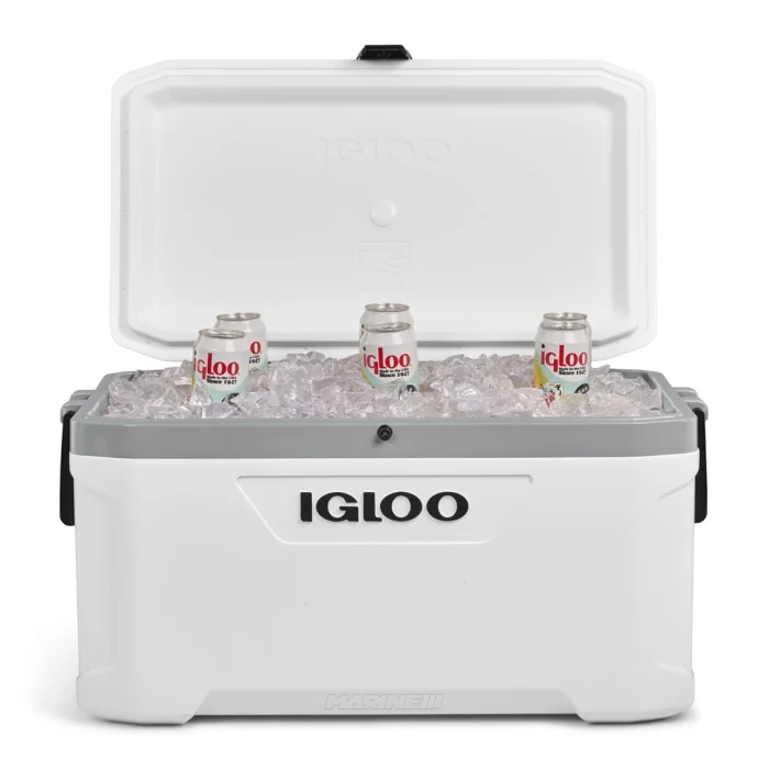 IGLOO-Latitude Marine Ultra 70 Cooler Box - White / Moonscape Gray - Image 3